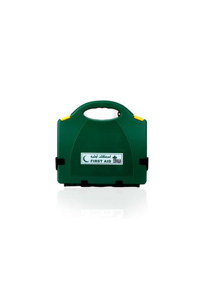 3W Healthcare 3WF-9706 - صندوق إسعافات أولية - بلاستيك أخضر صغير الحجم