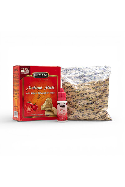 HEMANI Herbal Beauty Mask Powder - Multani Mitti with Tomato