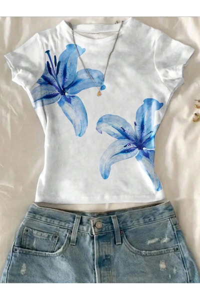 ZAVIXO 100% Cotton Women's Crop Top Slim Fit Summer Comfortable T-Shirt