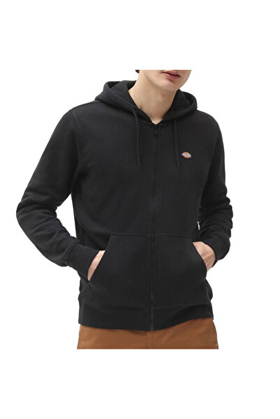 Dickies OAKPORT Φούτερ με φερμουάρ Μαύρο Μ