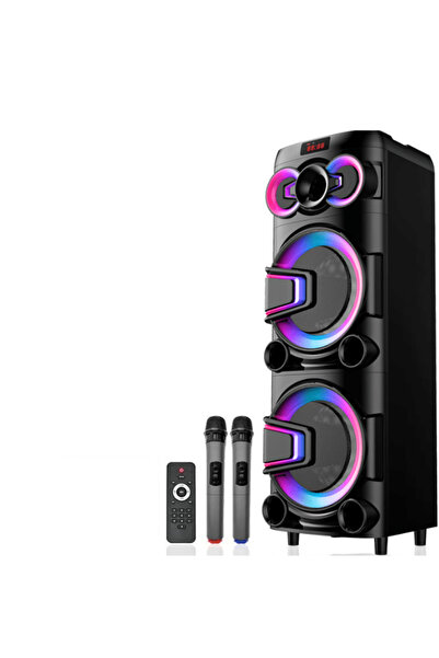 OEM JRH 700W portable speaker with 2 10" speakers, Bluetooth, USB/SD, RGB LED...