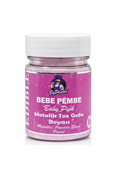 By Paster Yenilebilir Metalik Toz Gıda Boyası Bebe Pembe 10 Gr