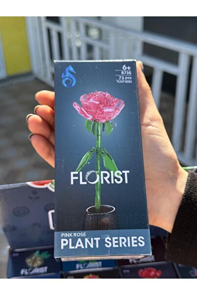 FLORİST plant series 60- 150 parça çiçek blok yapı serisi 7x16 cm kutuda