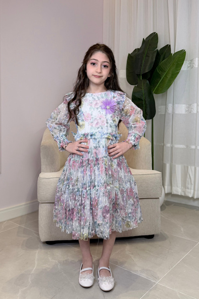 alamira fashion فستان بناتي مورد 55447