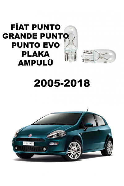 Lamba Fiat Punto - Grande Punto - Punto Evo 2005-2018 Plaka Ampulü