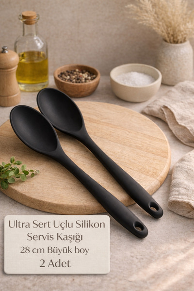 Hilamingo Home 2 Adet Büyük Boy Servis Kaşığı