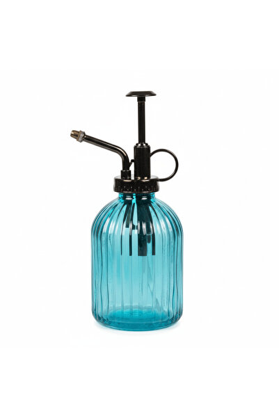 AKDC Large Capacity Blue & Black Glass Spray Bottle with Premium Metal Trigge...