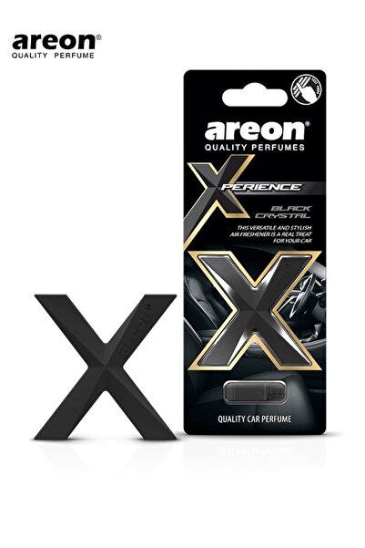 Areon معطر هواء للسيارة من الكريستال الأسود على شكل X، يثبت على فتحة التهوية،...