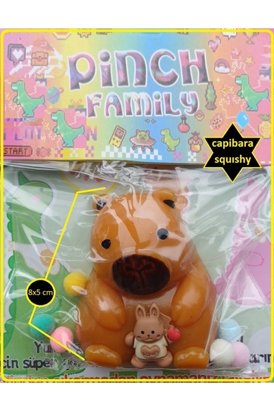 OYUNCAKSAHİLİ Capybara Kapibara Sukuşi Skuşi Squishy Boncuklu Kemirgen Esnek ...