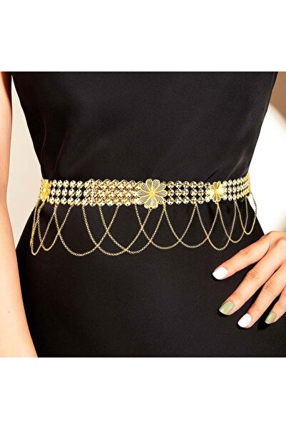 knooz Gold rose chrysanthemum replacement strap