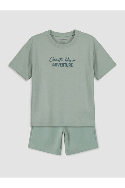 LC Waikiki Printed Boy's Shorts Set for Style Enthusiasts from Uzg Store