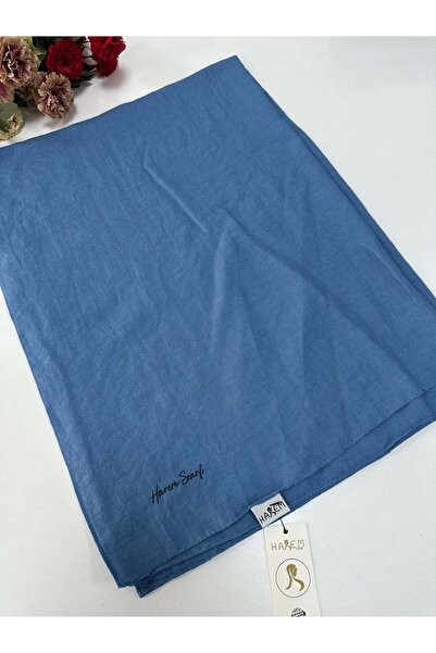 HAREM SCARF Harem Brista Cotton Shawl Denim Blue Hvh0323