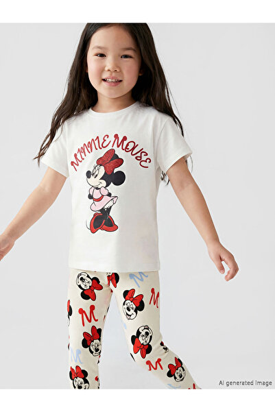 LC Waikiki Esvab • Modern & Distinctive Cute Mouse Printed Girls' T-Shirt