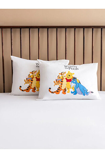 LC Waikiki Σετ 2 μαξιλαροθηκών με φιγούρα Γουίνι το Αρκουδάκι - 50x70 εκ.