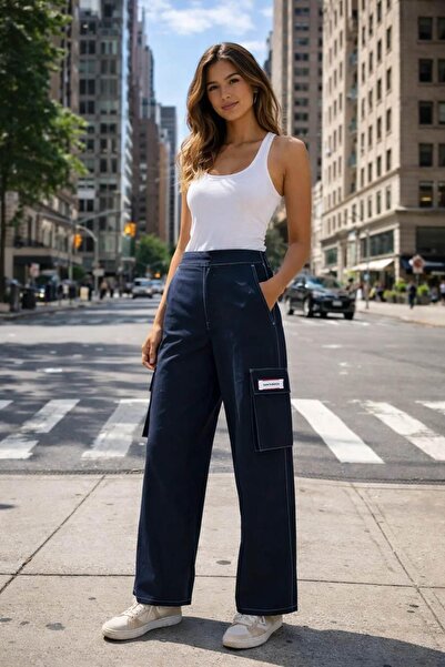 New Balance Γυναικείο μπλε ναυτικό φούτερ WNP1624 Κομψό και άνετο