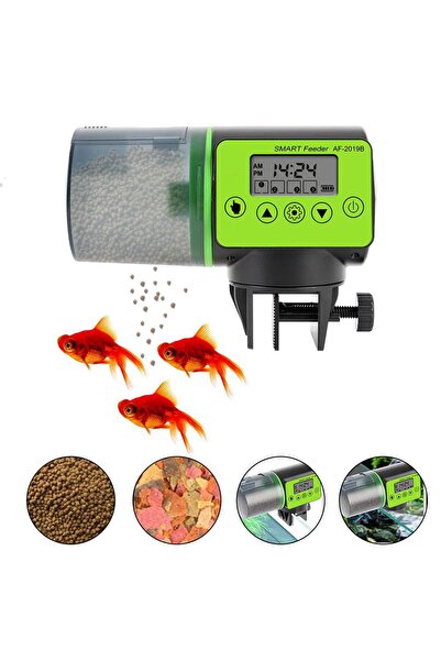 My Pet Garden Automatic Fish Feeder Digital Fish Tank Aquarium Electric Plastic Timing Feeder Tool