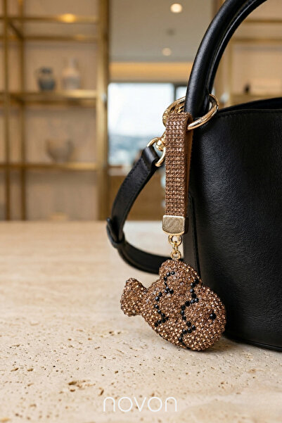 yucelique Summer Soul Design Premium Στολίδι Τσάντας με Λεπτομέρεια από Πέτρα...