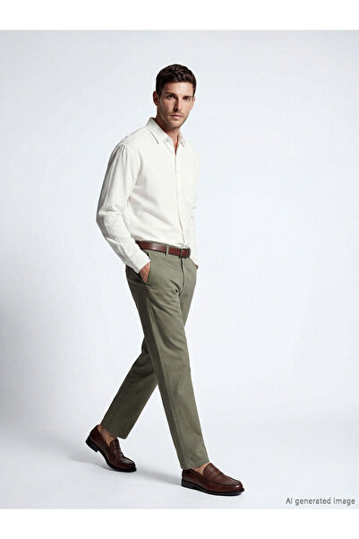 LC Waikiki Peak New Season Comfortable Fit Wide Leg Men's Chino Trousers
