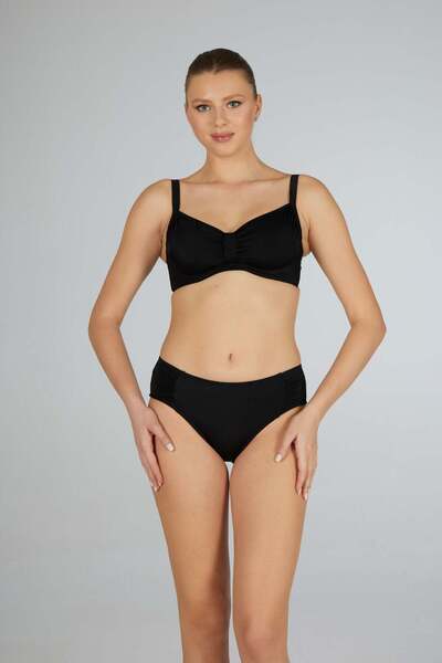 Estiva Underwire Loop Oversize Bikini Set - Black