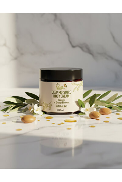 Olive Auras Deep Moisture Body Cream 94% Natural Ingredients Skin Hydration C...