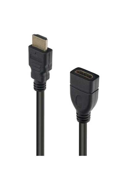 Powermaster كابل تمديد PM-29568 من نوع HDMI ذكر إلى HDMI أنثى بطول 1 متر