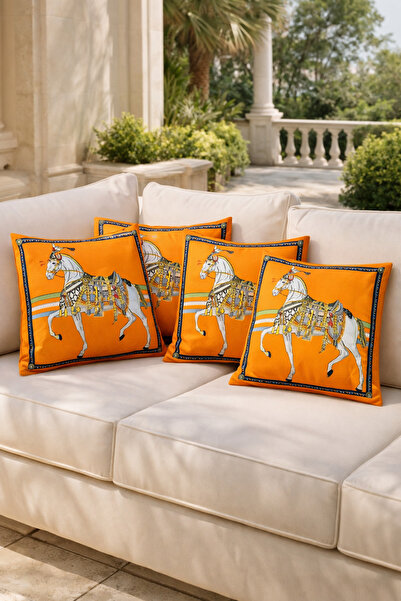 tarzınısec Επιλέξτε το στυλ σας: Διακόσμηση σαλονιού με μοτίβο βασιλικού αλόγ...