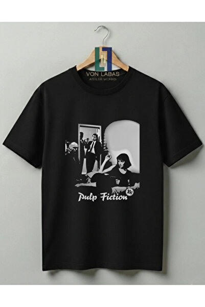 Grafftee Clothing Pulp Fiction Design Premium Unisex 100% βαμβακερό μπλουζάκι...