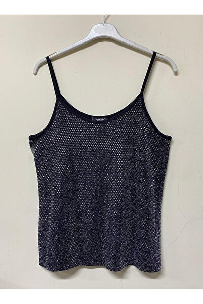 Javelin Collection Stylish Bluz with Thin Straps and Sparse Sequence