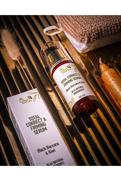 Olive Auras Total Correct & Firming Serum 95% Natural Ingredients Face Foaming Serum 30ml