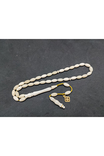 İskeçe Tesbih Hakan Kaya Usta Eseri El Boy Sülün İmame Ημι-κομμένο Κόκκαλο Φά...