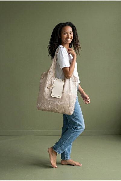 NZCLUB Capsule Club Κομψή πτυσσόμενη τσάντα για ψώνια και μπρελόκ