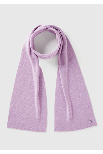 United Colors of Benetton Κασκόλ για αγόρια από μαλλί λιλά και μείγμα βισκόζη...