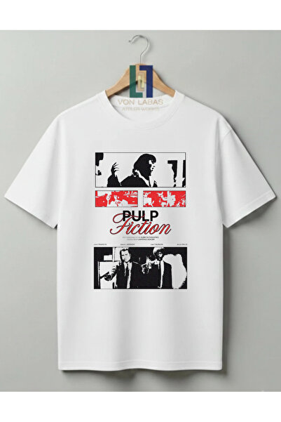 Grafftee Clothing Pulp Fiction Design Premium Unisex 100% βαμβακερό μπλουζάκι...