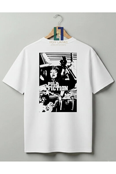 Grafftee Clothing Pulp Fiction Design Premium Unisex 100% βαμβακερό μπλουζάκι...