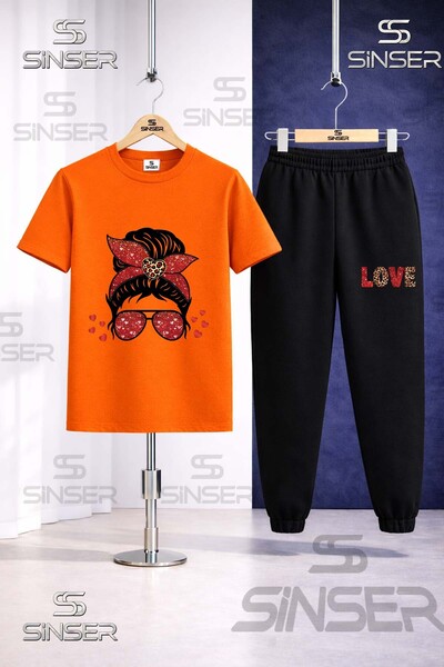 SS SİNSER Παιδικό Σετ Φούτερ με Μπλουζάκι με Σχέδιο ΚΟΥΜΠΑΡΑΣ με Γυαλιά και Κ...