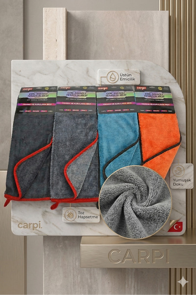 Autobase Mikrofiber Bez Kirpi Model Çift Yönlü 50x70 cm