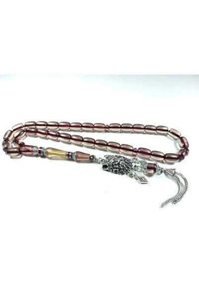 İskeçe Tesbih Ασημένιο μενταγιόν με ασημένια επιμετάλλωση και φούντες, Ιμάμε ...