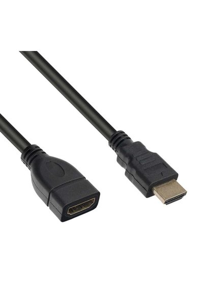 Powermaster Pm-29568 HDMI Male to HDMI Female 1 Meter Extension Cable