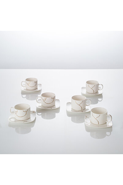 Malooki Σετ 6 φλιτζάνια με 6 πιατάκια, 180 ml - Συλλογή Infinity