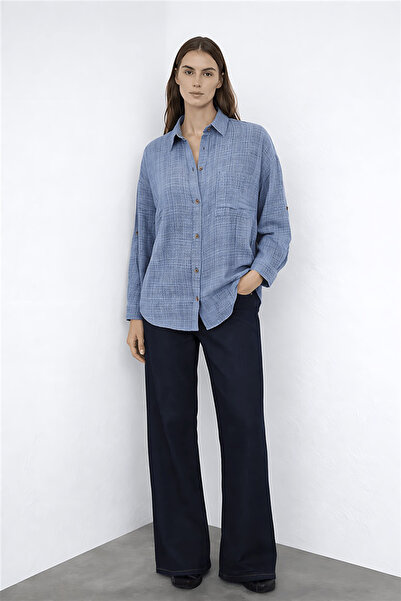 Fashion Friends Βαμβακερό Άνετο Μακρυμάνικο Πουκάμισο 26Y0245K1