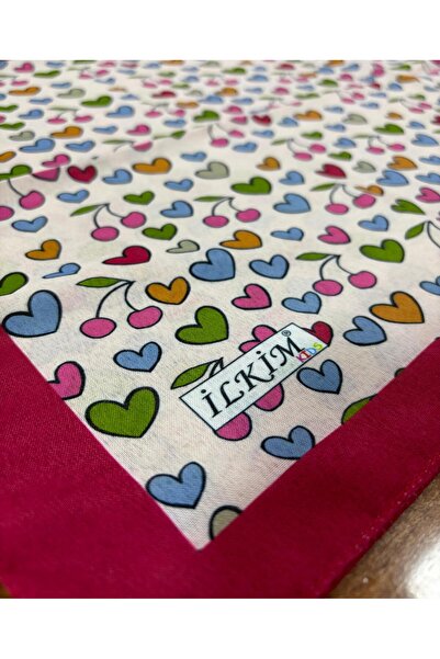 cs ilkim Παιδικό μαντήλι χιτζάμπ με ψηφιακή εκτύπωση, βαμβακερό (83x83 εκ.)