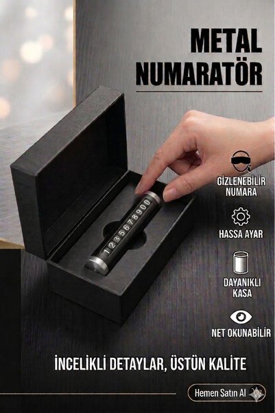 Autobase Metal Case Number Dialer In-Car Phone Number Dialer Parking Timer (with Fragrance Gift)