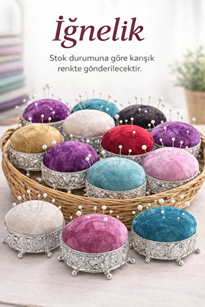 Simline İğnelik Terzi Dikiş Takı Töreni İğnedanlık