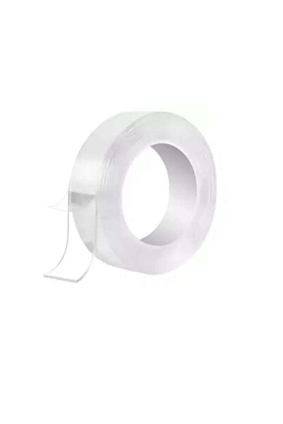 OEM Banda dublu adeziva, reutilizabila, 3 cm latime, 3 m lungime, transparenta