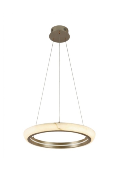 NOYA LİGHTİNG LED AVİZE - TEKLİ SARKIT LEDLİ AVİZE - HALKA AVİZE - 50 CM - 3 ...