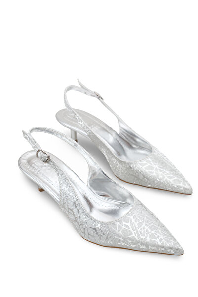 Riccon Kadın Sivri Burunlu Arkası Açık İnce Topuklu Ayakkabı 0012200