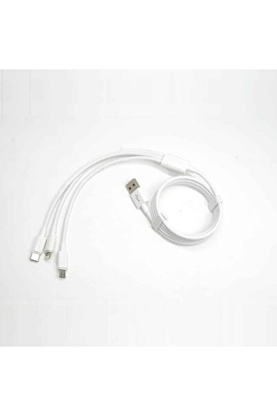 OEM Кабел за данни и бързо зареждане 3-в-1 JRH SX-21, USB-C/Lightning/Micro U...