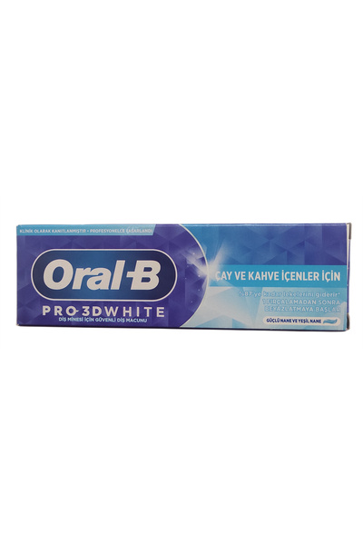 Oral-B ÇAY VE KAHVE İÇENLER İÇİN DİŞ MACUNU 75 ML