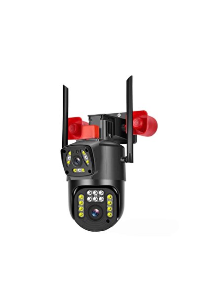 OEM JRH V380 Κάμερα Παρακολούθησης Wi-Fi με LED, Διπλό Κόρνα, Ισχυρό Φως Συνα...