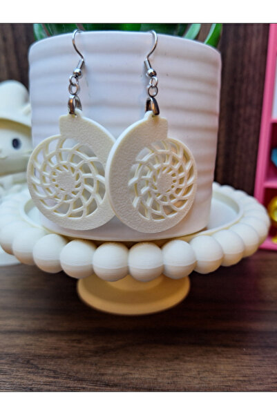 Fullment Nautilus Spiral & Fibonacci Earrings – Geometric Aesthetics